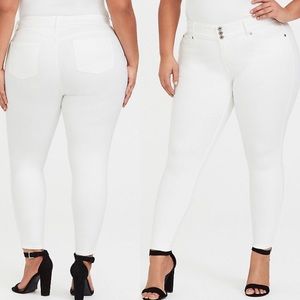 Torrid | White Wash Jegging Skinny Ankle Jeans
